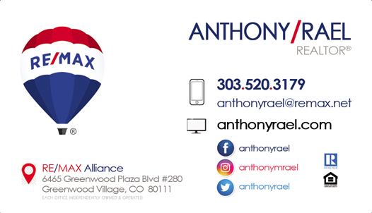 Experienced Honest & Trustworthy REMAX Denver Colorado Real Estate Agents & Relocation Experts : Homes for Sale in Arvada, Aurora, Brighton, Boulder, Broomfield, Erie, Evergreen, Golden, Highlands Ranch, Lakewood, Littleton, Parker, Thornton, Westminster : #JustCallAnts Anthony Rael, Denver Colorado REMAX Realtors