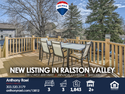 Arvada Home for Sale : 13812 West 68th Way Arvada CO 80004 - Ralston Valley Neighborhood : RE/MAX Arvada Colorado Real Estate Agents