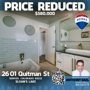 2601 Quitman St | Denver CO 80212 | Sloans Lake