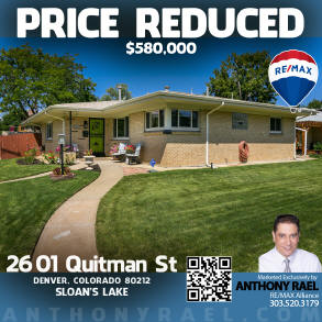 2601 Quitman St | Denver CO 80212 | Sloans Lake