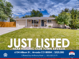 6154 Allison St Arvada CO 80004 : Mid-Century Modern Home near Historic Olde Town Arvada