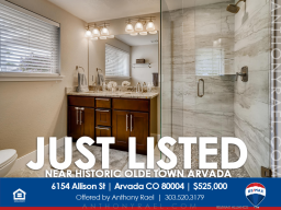 6154 Allison St Arvada CO 80004 : Mid-Century Modern Home near Historic Olde Town Arvada