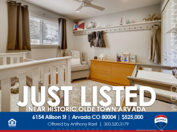 6154 Allison St Arvada CO 80004 : Mid-Century Modern Home near Historic Olde Town Arvada