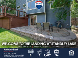 Arvada Home for Sale : 8439 Wright St | Arvada CO 80005 - Landing at Standley Lake Neighborhood : RE/MAX Arvada Colorado Real Estate Agents